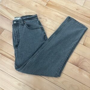 Abercrombie ultra high rise ankle straight jean curve love